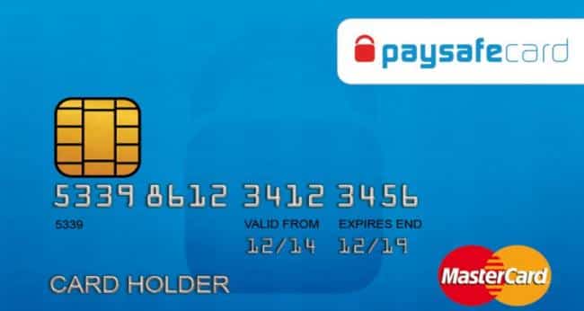 Carta PaysafeCard