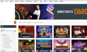 Snai Casino Giochi