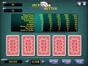 video poker