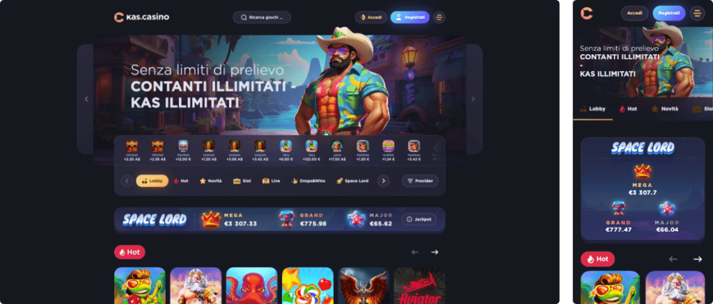 kas casino screenshot