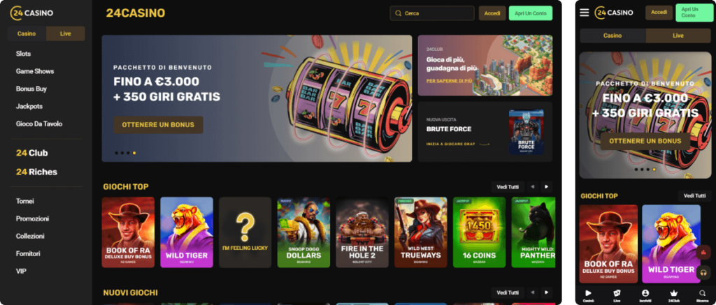 24casino recenzioni